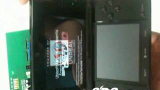Here's the 3DS Hacked and Running a 3DS Game